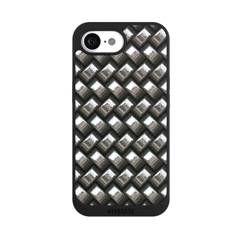 iPhone 17e NIVOpure Glamour Silver Metal