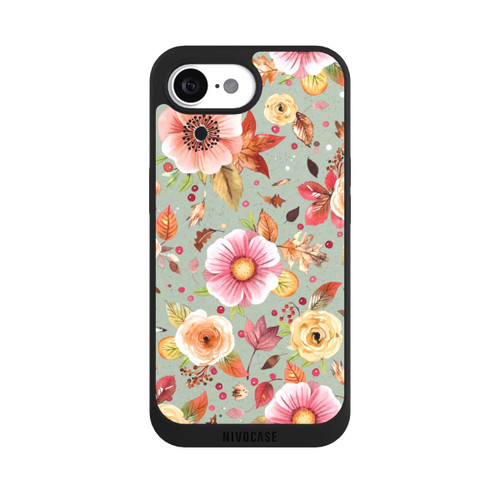 Apple iPhone 17e NIVOpure Herbstblumen Weiches Grün