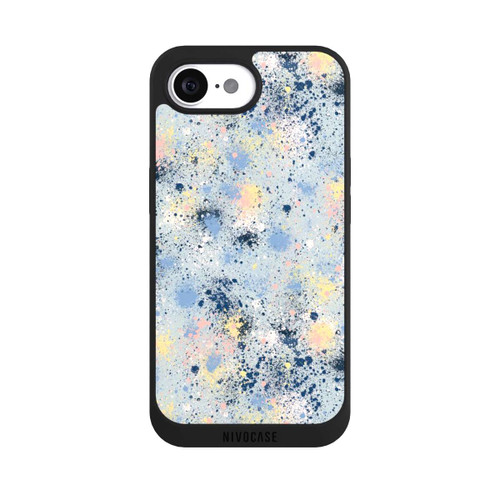 Apple iPhone 17e NIVOpure Tintentropfen Staub Textur Blau