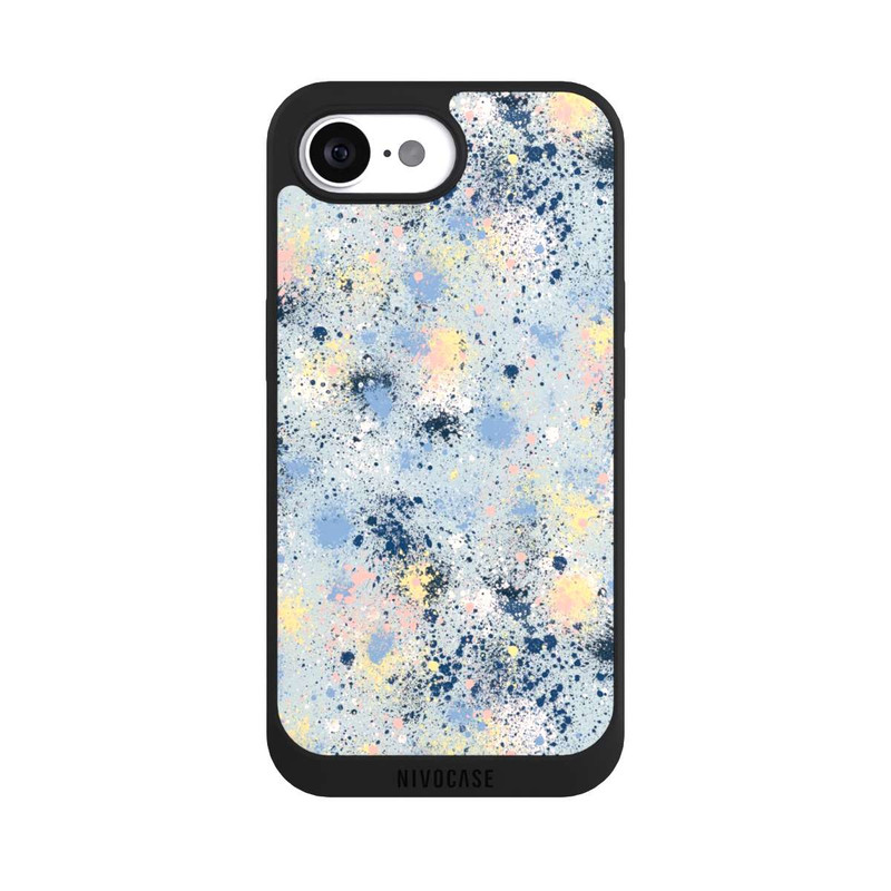 iPhone 17e NIVOpure Ink Dripping Dust Texture Blue