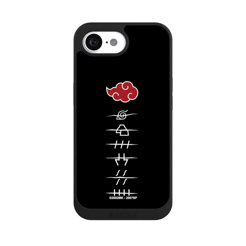 iPhone 17e NIVOpure Symboles des membres de l'Akatsuki noirs
