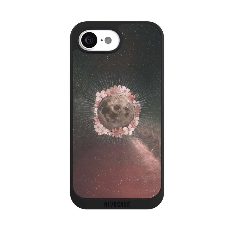 iPhone 17e NIVOpure Blumen und Mondlicht