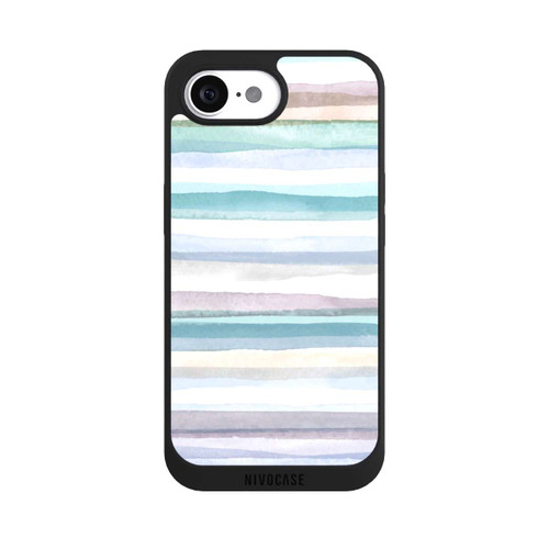 Apple iPhone 17e NIVOpure Pastellfarbene Streifen Blau