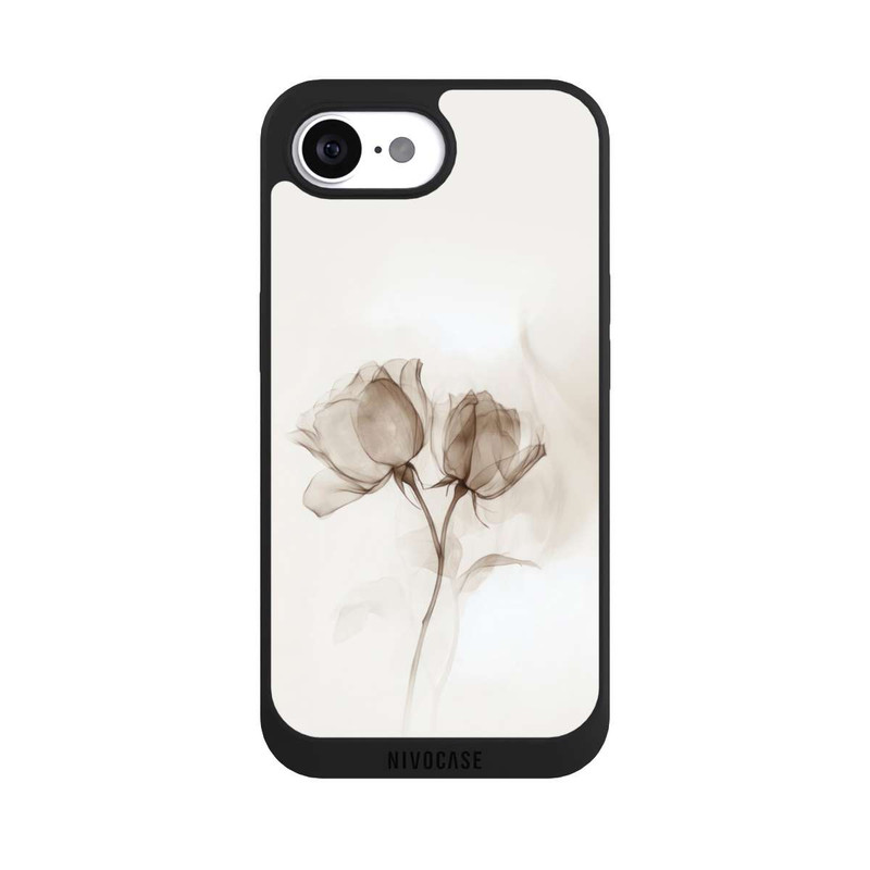 iPhone 17e NIVOpure Braune Rose Blume Nebel