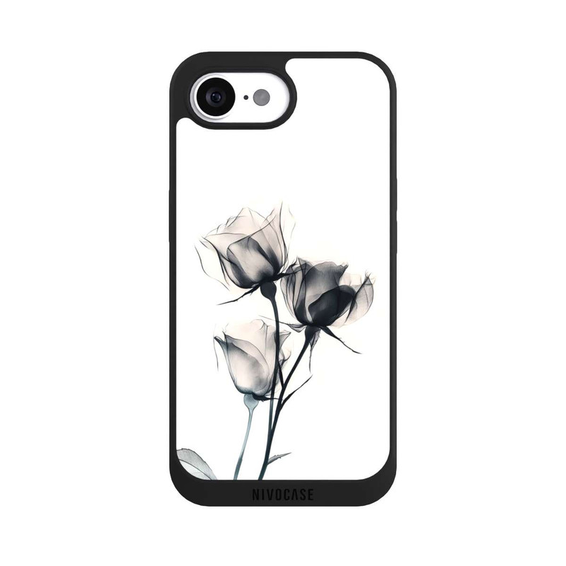iPhone 17e NIVOpure Schwarze Blume