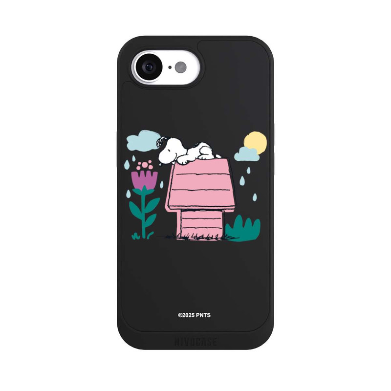 iPhone 17e NIVOpure Snoopy Chenil Printemps transparent