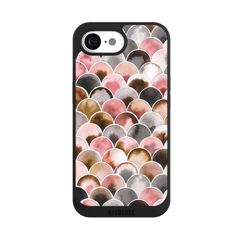 iPhone 17e NIVOpure Japandi Scales Pink Brown