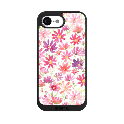 Apple iPhone 17e NIVOpure Boho Cosmos Flowers Purple