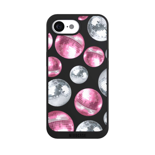 Apple iPhone 17e NIVOpure Discokugel Show Pink Transparent