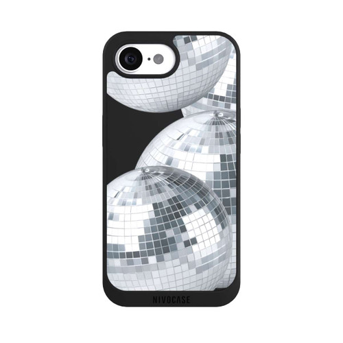 Apple iPhone 17e NIVOpure Discokugel Party Silver Transparent mit KI