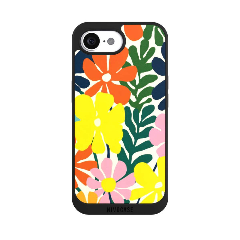 iPhone 17e NIVOpure Flowers Colorful Illustration