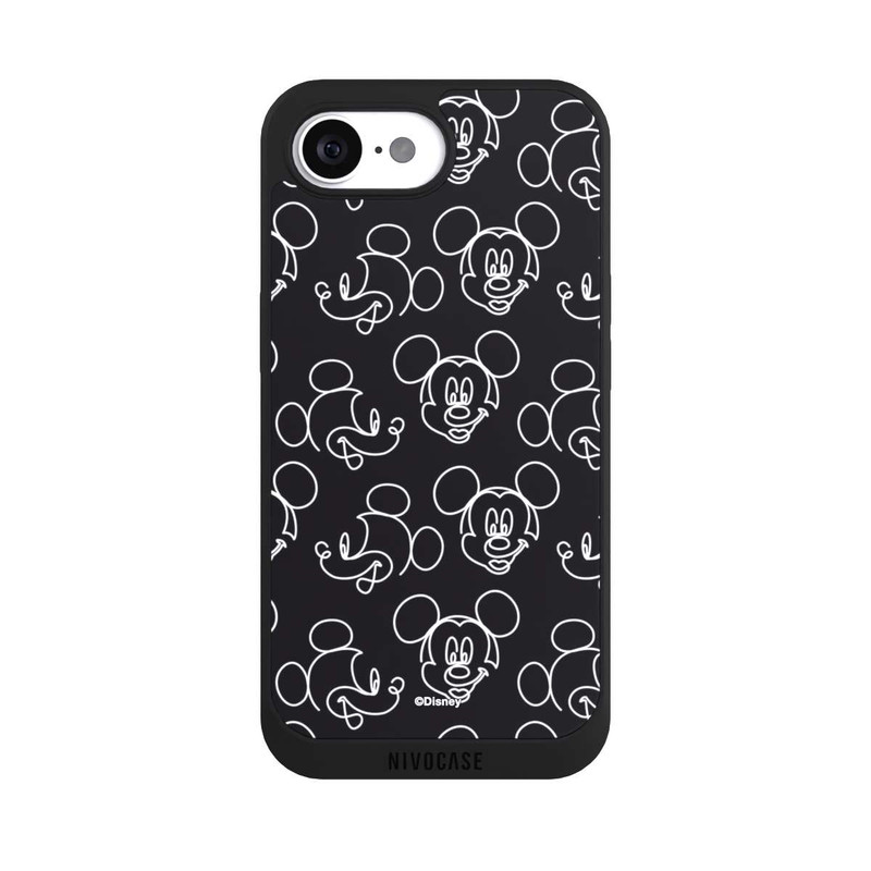 iPhone 17e NIVOpure Disney Mickey Muster Schwarz