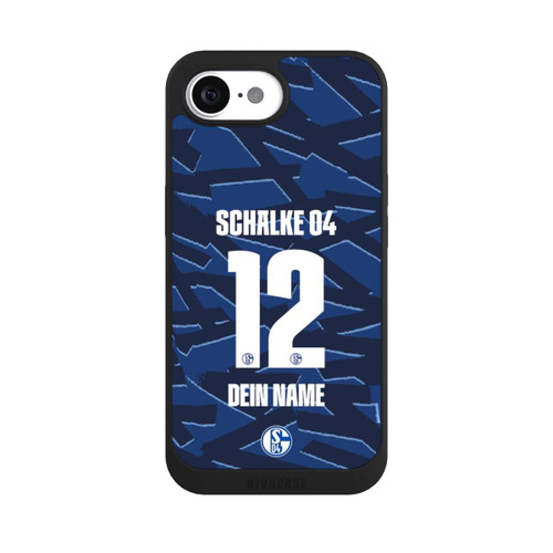 Apple iPhone 17e NIVOpure Schalke 04 Trikot Personalisierbar 25-26