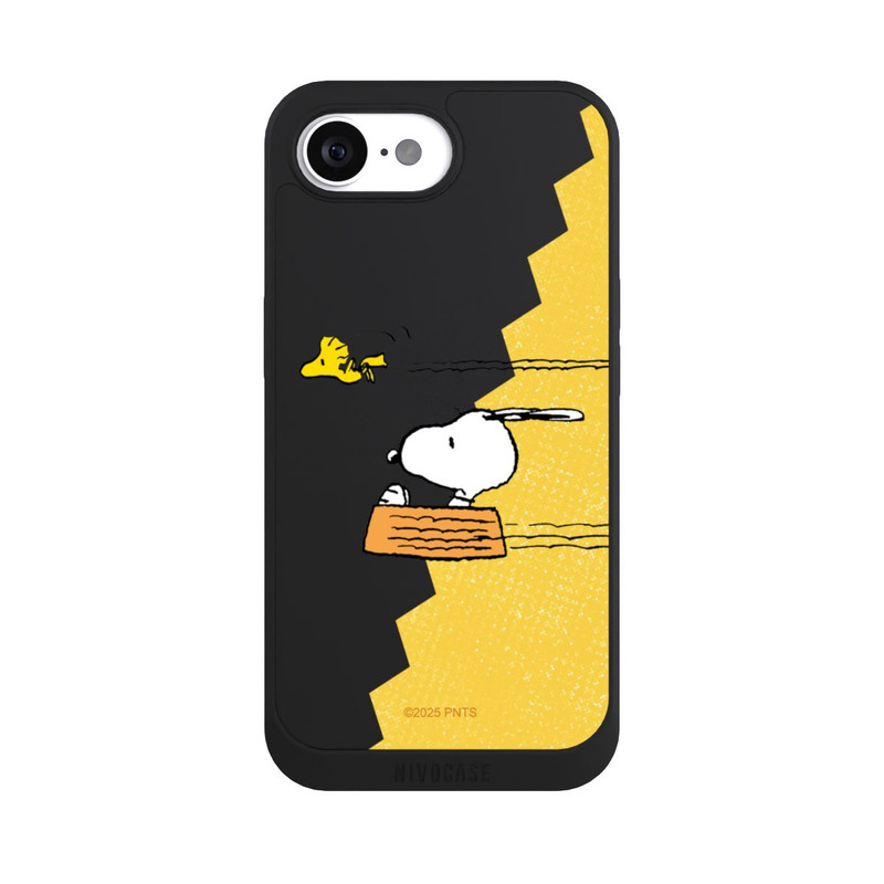 iPhone 17e NIVOpure Peanuts-Snoopy und Woodstock Transparent
