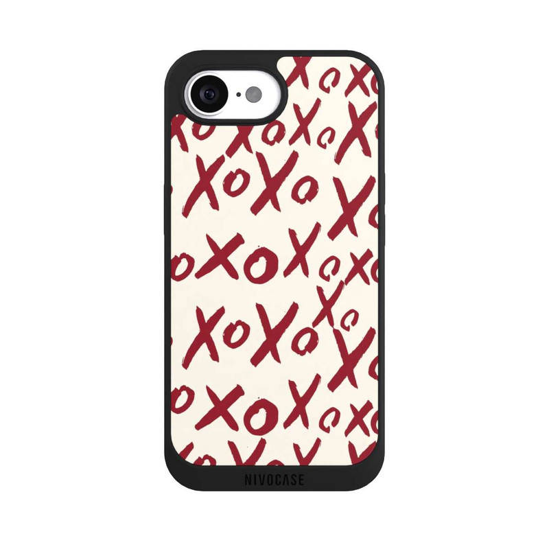 iPhone 17e NIVOpure XOXO Love Pattern Beige