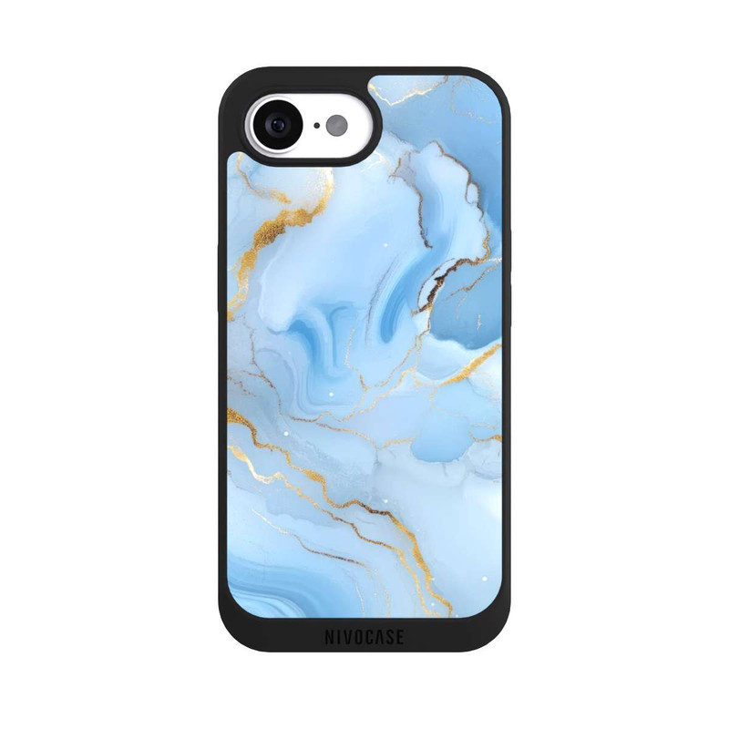 iPhone 17e NIVOpure Blauer Marmor