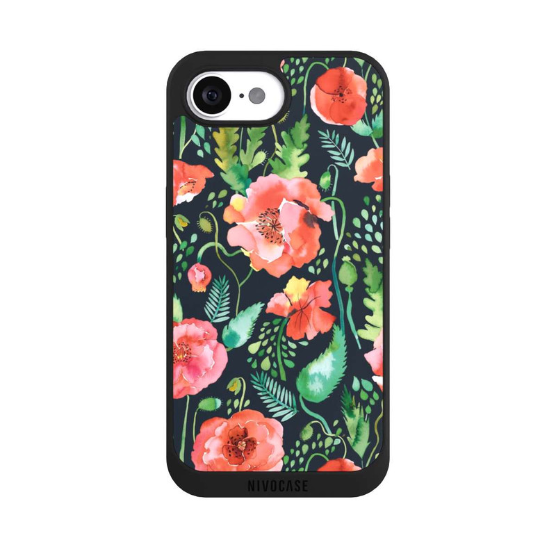 iPhone 17e NIVOpure Mohnblumen Dunkle Wildnis