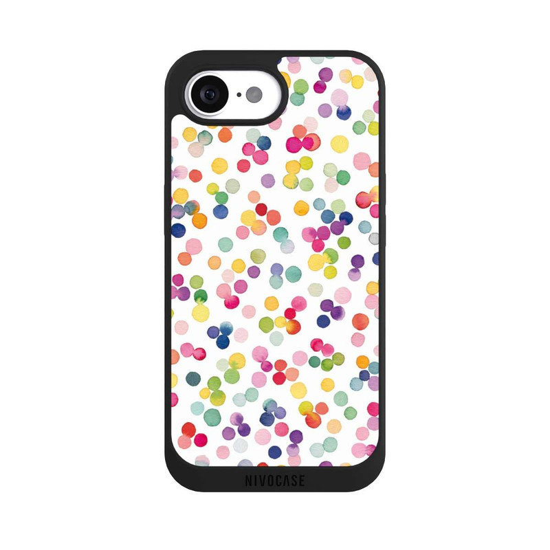 iPhone 17e NIVOpure Watercolor Dots Colorful