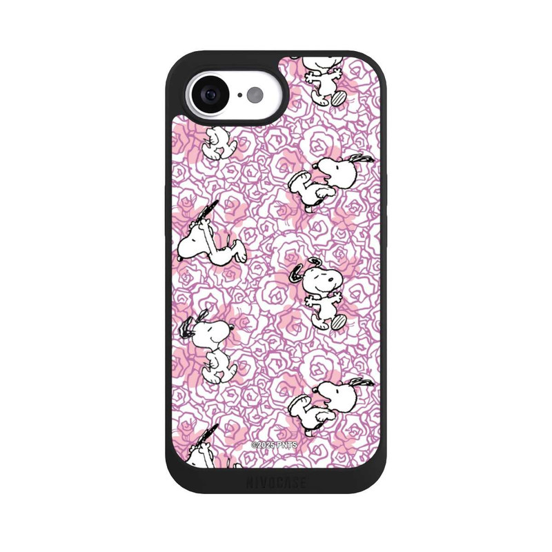 iPhone 17e NIVOpure Peanuts Pink Roses Pattern