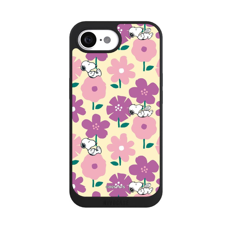 iPhone 17e NIVOpure Peanuts Flower Pattern Yellow