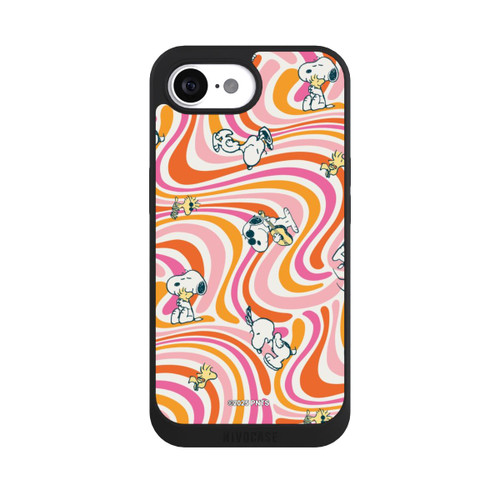 Apple iPhone 17e NIVOpure Peanuts Hippie Pattern Orange