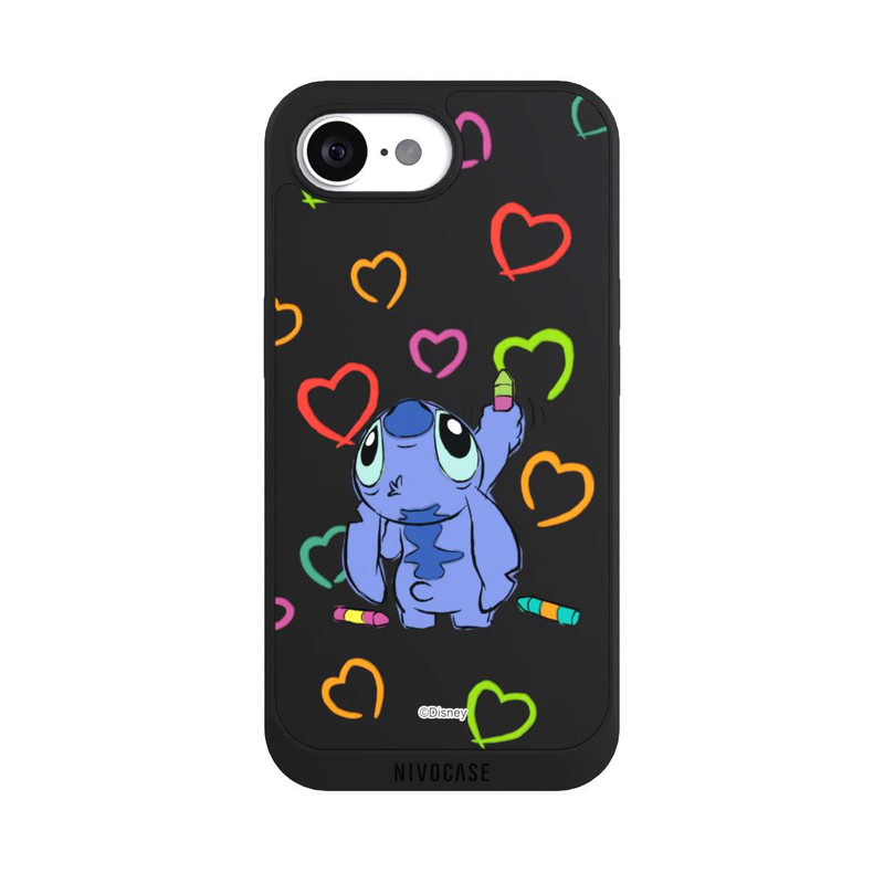iPhone 17e NIVOpure Stitch Draws a Heart Transparent