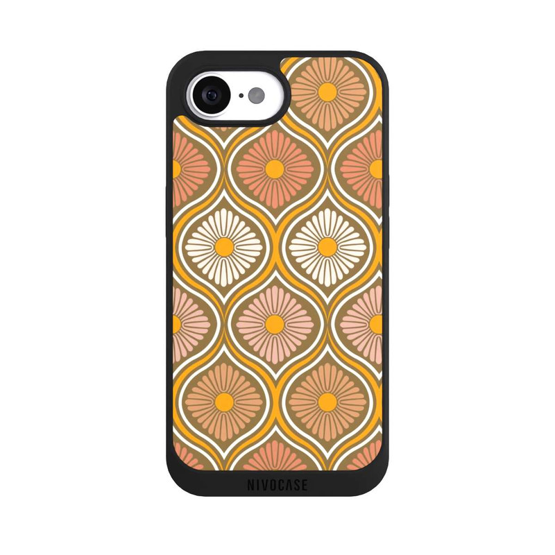 iPhone 17e NIVOpure Groovy 70s Retro Mid-Century Daisy Flowers