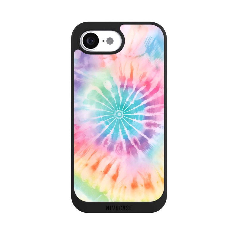 iPhone 17e NIVOpure Rainbow Color Tie Dye 