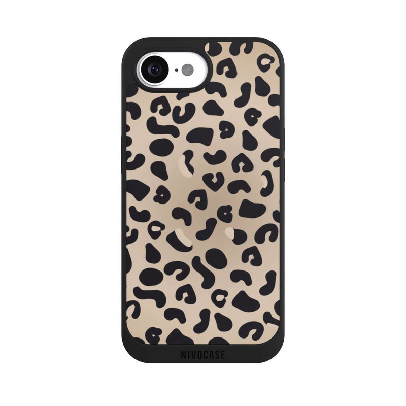 iPhone 17e NIVOpure Motif guépard marron clair