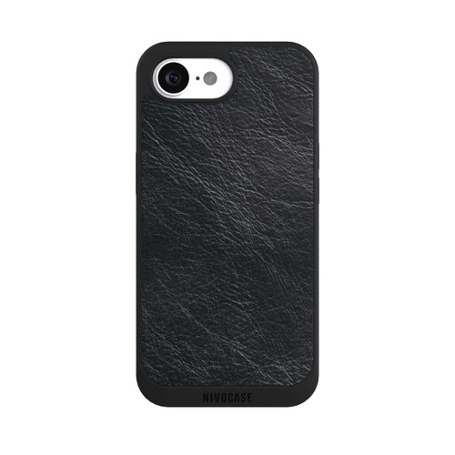 Apple iPhone 17e NIVOpure Schwarzer Lederlook Hintergrund