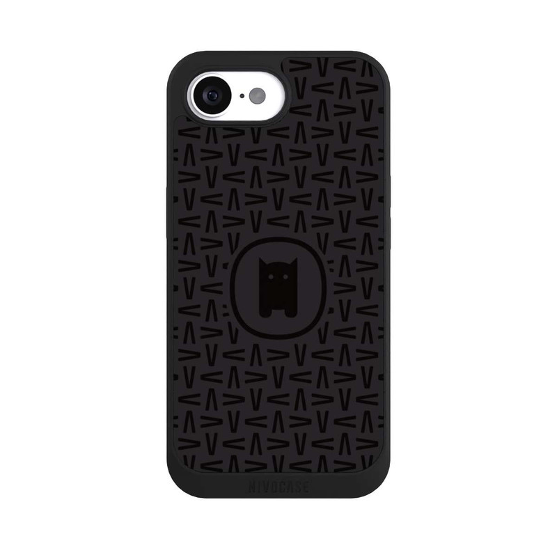 iPhone 17e NIVOpure Nivocase Muster Schwarz Grau