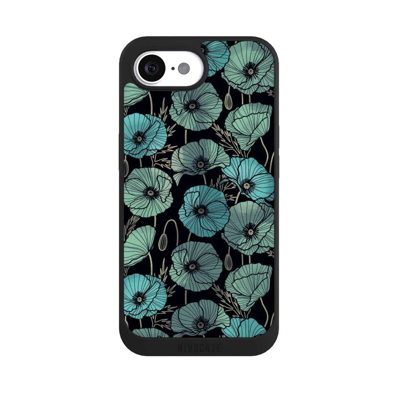 iPhone 17e NIVOpure Coquelicots d'Été Verts