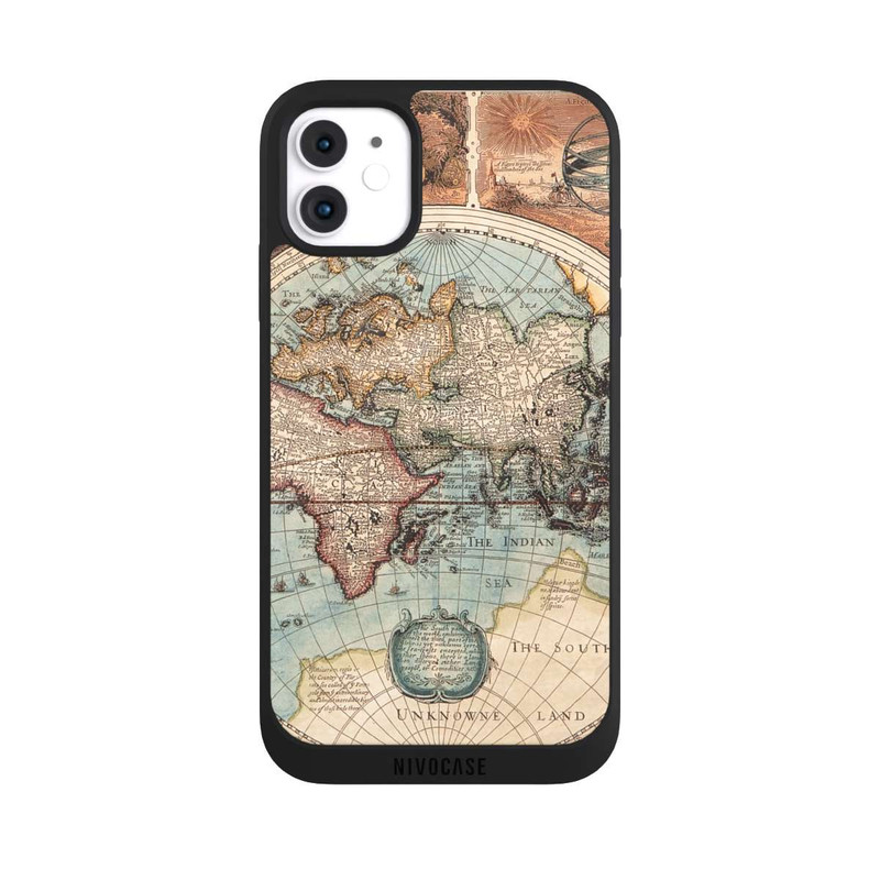 iPhone 11 NIVOpure Vintage Weltkarte