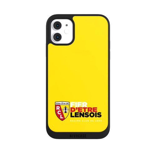 Apple iPhone 11 NIVOpure Fond Logo RCL Jaune