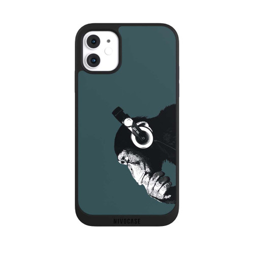 Apple iPhone 11 NIVOpure Denkender Affe Blau