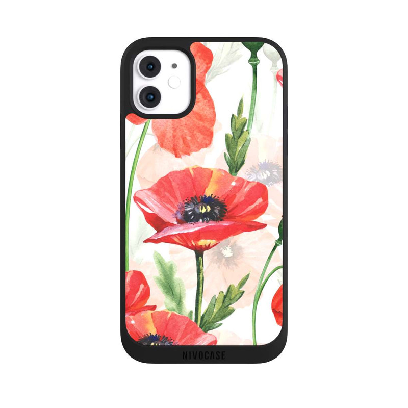 iPhone 11 NIVOpure Watercolor Poppies