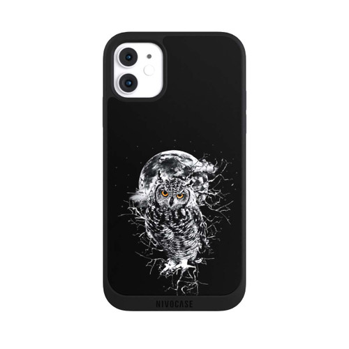 Apple iPhone 11 NIVOpure Owl in black/white