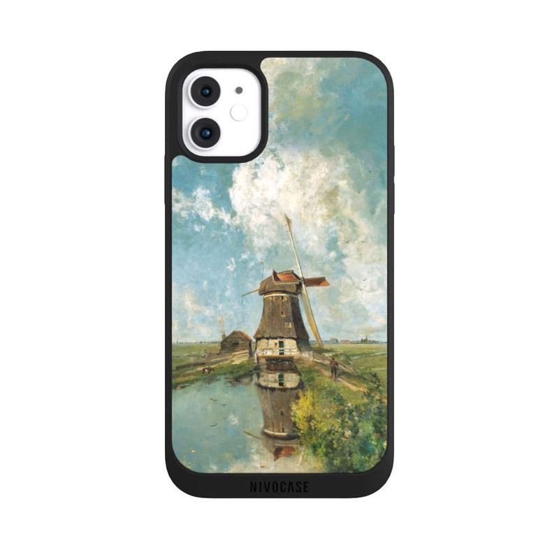 iPhone 11 NIVOpure A Windmill on a Polder Waterway