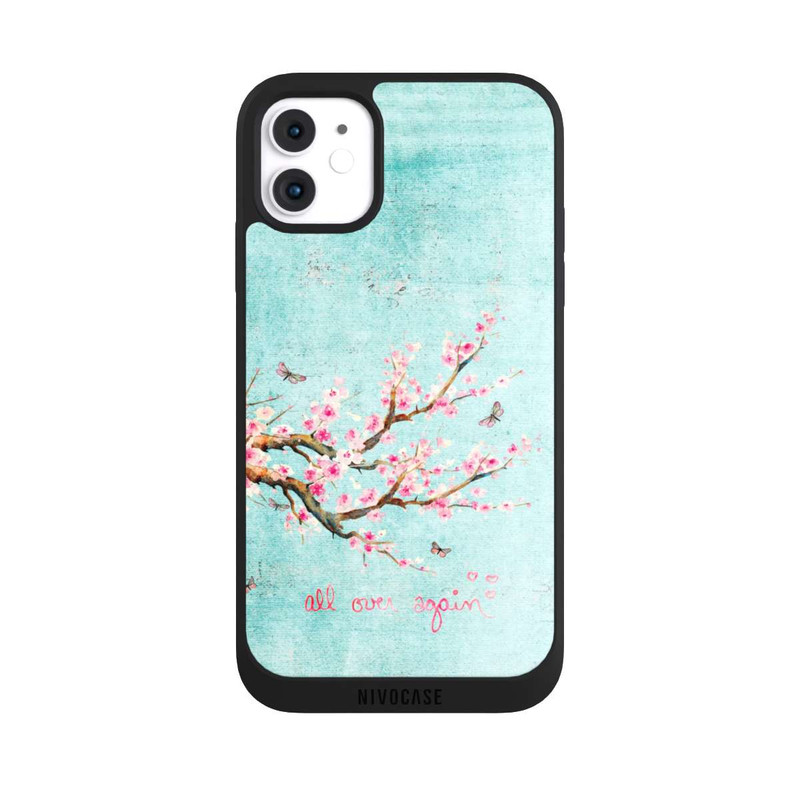 iPhone 11 NIVOpure Cherry Blossom Tree Pattern Blue