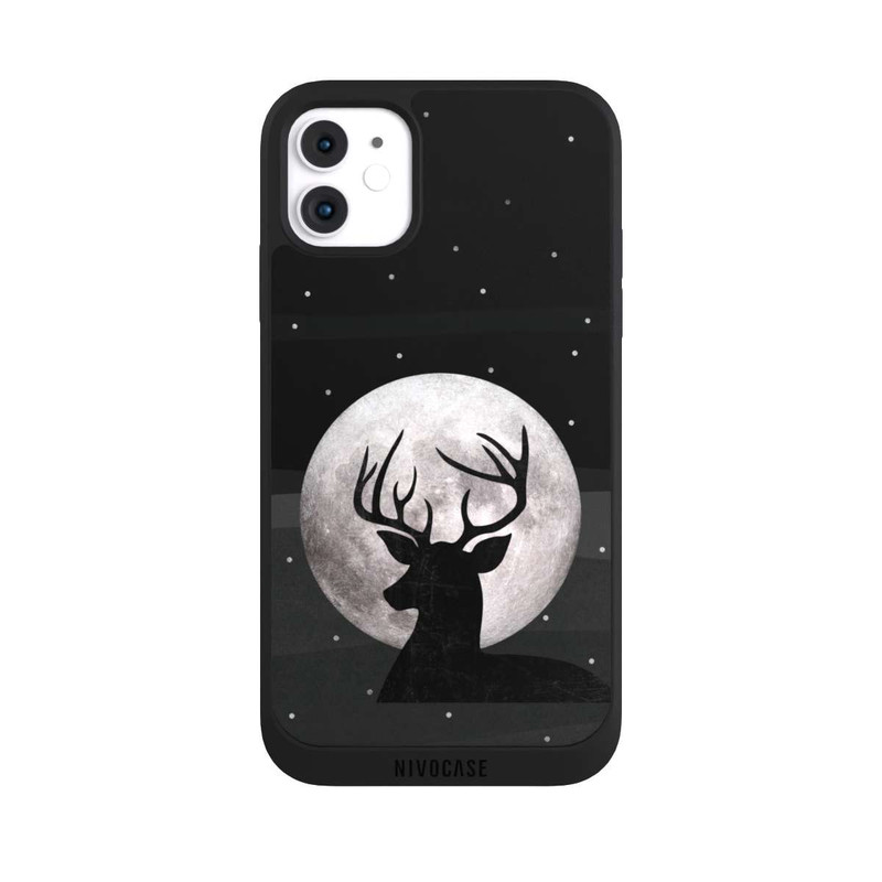 iPhone 11 NIVOpure Deer & Moon Silver
