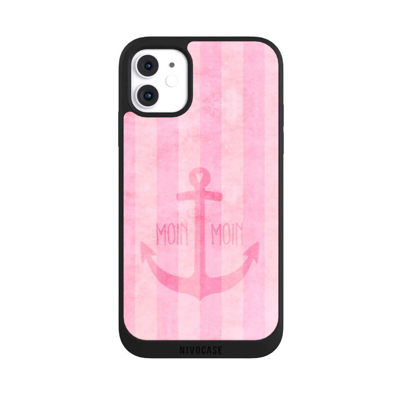 iPhone 11 NIVOpure Moin Moin Stripes Pink