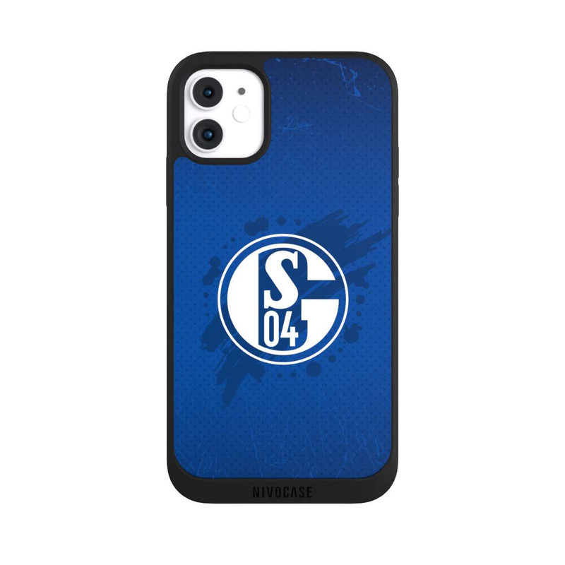 iPhone 11 NIVOpure Schalke 04 Farbe Fleck Blau