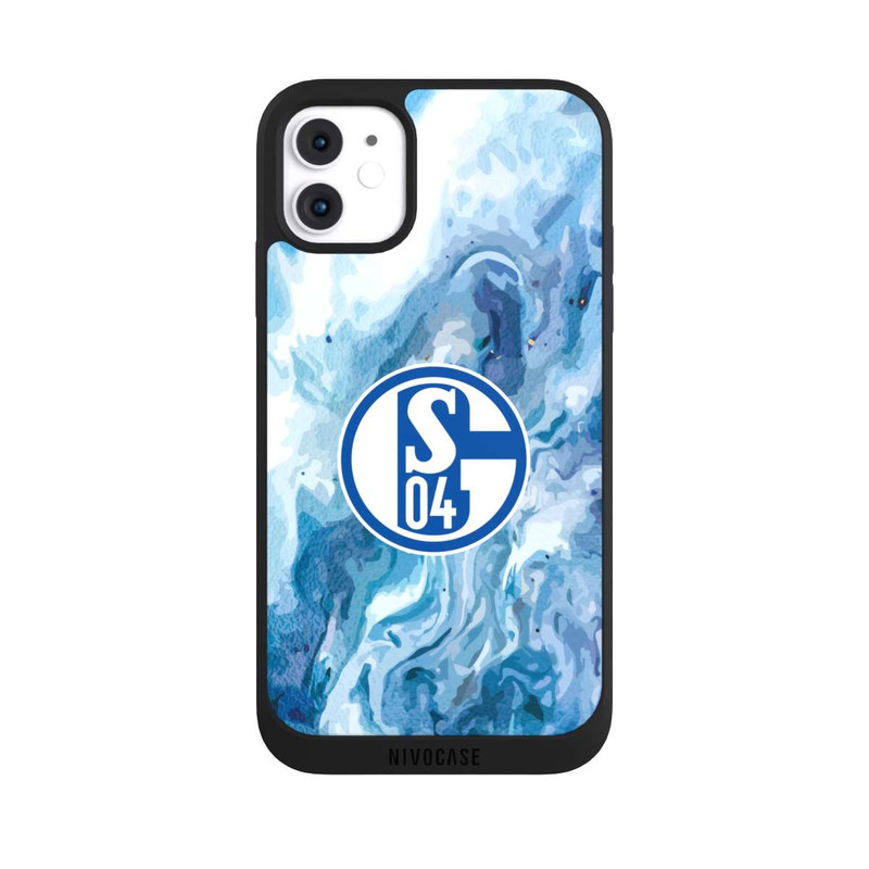 iPhone 11 NIVOpure Schalke 04 Flüssig Blau