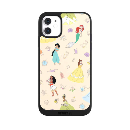 Apple iPhone 11 NIVOpure Princess Pattern Beige Disney Princess