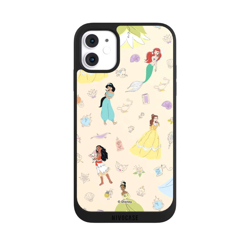 iPhone 11 NIVOpure Princess Pattern Beige Disney Princess