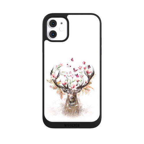 Apple iPhone 11 NIVOpure Hirsch Blumen Geweih