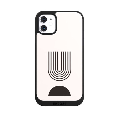 Apple iPhone 11 NIVOpure Moderne Kunst Schwarze Linien