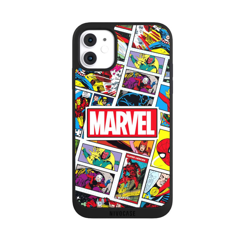 iPhone 11 NIVOpure Marvel Comic Pattern