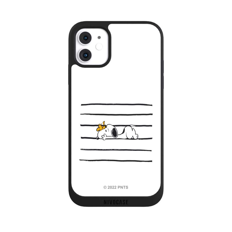 iPhone 11 NIVOpure Snoopy Woodstock Streifen
