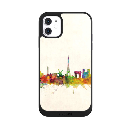 Apple iPhone 11 NIVOpure Paris Skyline Vintage Background